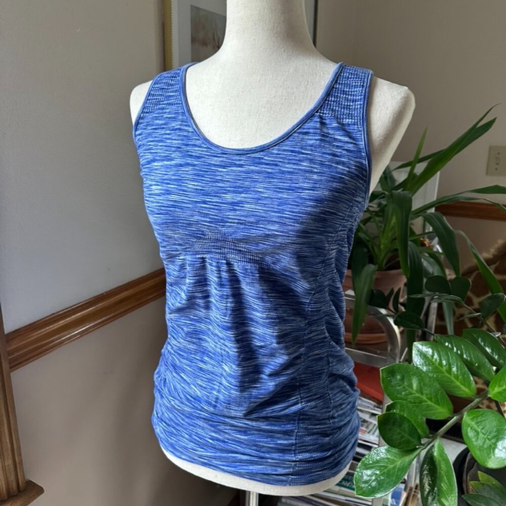 Athleta Seamless Tank, Blue, L